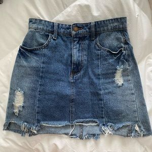 F21 Denim Skirt